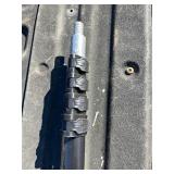 5’ Extension Utility Pole - 4 lvls w/ Threaded Tip - Black