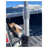5’ Extension Utility Pole - 4 lvls w/ Threaded Tip - Black