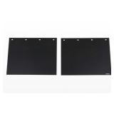 Pair of Truck Mud Flaps - Black Polymer - 24' Wide x 18' Tall