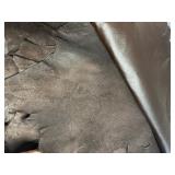 Bundle of 4 Dark Brown Goat Leather Hides - see images, Roughly 3’ x 2’ Sizing per Hide - GREAT FOR CREATIVE PROJECTS Refurbishing Etc