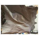 Bundle of 4 Dark Brown Goat Leather Hides - see images, Roughly 3’ x 2’ Sizing per Hide - GREAT FOR CREATIVE PROJECTS Refurbishing Etc