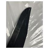 Frost Cutlery Heavy Duty Steel M9-Type Black knife - Comes as is - Finger Holds on Grip