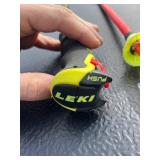 Pair of LEKI WCR LITE GS 3D Racing Ski POLES - Used - Great Wall Decor for man cave etc