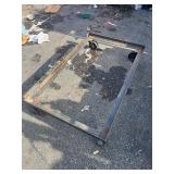 Heavy Duty Steel Cart Frame W/ Heavy Duty Casters 3’ x 5’