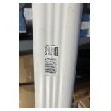 3 in. x 4 in. x 10 ft. White Vinyl Downspout