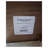 Dual Mount Curved Rod Black - 50” - 72” Adjustable - Quality & Easy to Install