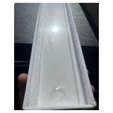 Floating Picture Ledge Shelve for Wall, 84 Inches Picture Ledge Shelf with Long Large Nursery Book Shelf for Toys Storage Kids Bookshelf Wall Mounted Living Room Bedroom Decor Frames, White