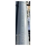 JM Eagle 1-1/2-in x 10-ft Gray Schedule 40 Conduit Non-metallic Schedule 40 PVC Conduit