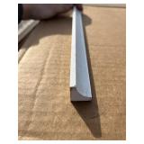 Bundle of Two 3/4” x 8’ PVC Composite Weather Proof Corner Trim Pieces