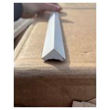 Bundle of Two 3/4” x 8’ PVC Composite Weather Proof Corner Trim Pieces
