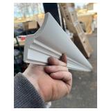 Bundle of 4 Beautiful Composite Crown Molding Pieces 3” x 7’ - Not Perfect
