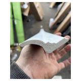 Bundle of 4 Beautiful Composite Crown Molding Pieces 3” x 7’ - Not Perfect