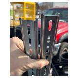 Pair of Metal Gauge Tracks 1” x ¼” x 6’