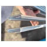 Pair of Metal Gauge Tracks 1” x ¼” x 6’