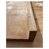 Large Faux Wooden Walnut Color’d & Styled Shelve 14” x 48”