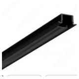 Richelieu Hardware Aluminum Profile 5/8' Recessed Black - NoLED included - Cut to Size - Use in any space