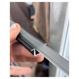 Richelieu Hardware Aluminum Profile 5/8' Recessed Black - NoLED included - Cut to Size - Use in any space