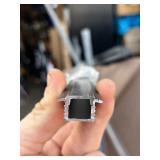 Richelieu Hardware Aluminum Profile 5/8' Recessed Black - NoLED included - Cut to Size - Use in any space