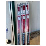 Bundle of 5 Trimmaster 6’ Aluminum Carpet Trim w/Screw Nails - Chrome