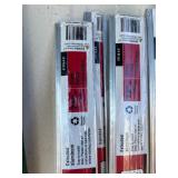 Bundle of 5 Trimmaster 6’ Aluminum Carpet Trim w/Screw Nails - Chrome