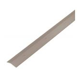 Bundle of 5 Trimmaster 6’ Aluminum Carpet Trim w/Screw Nails - Chrome