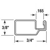 3/8 in. x 3/4 in. x 72 in. Aluminum Screen Frame in White (20-Pack) *Retails $110*