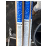 Bundle of 5 Performance Accessories Brown 5/8 in. T x 3/4 in. W x 94-1/2 in. L Laminate Quarter Round Molding