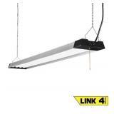 BRAUN 10,000 Lumen, 4 ft. Linkable Diamond Plate LED Hanging Shop Light