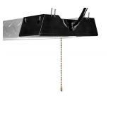 BRAUN 10,000 Lumen, 4 ft. Linkable Diamond Plate LED Hanging Shop Light