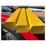 Bundle of Three, 2” x 3” x 3’  Solid Wooden Mini Posts - use for Chucks, Barriers, Etc Be Creative