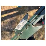 Bundle of 2 1-3/4 in. x 3-1/2 in. x 8 ft. Green Steel Fence T-Post with Anchor Plate