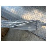 M MINGLE Pressure Washer Extension Wand - 120' Upgrade Power Washer Lance - Pressure Washer Accessories with 5 Nozzle Tips - 30°/90°/120° Curved Rod, 1/4' Quick Connect