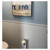 Bundle of 4 Nickel Gap Beadboard Planks 1/4 in. x 7 in. x 8 ft. Cape Cod - not perfect sm blemishes on some pieces