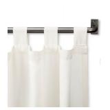 66'-120' French Curtain Rod Black - Threshold™: Steel, Single Rod, Antiqued Finish, 50lb Capacity