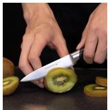 linoroso Paring Knife 3.5 inch Small Kitchen Knife with Elegant Gift Box, Sharp Forged German Carbon Stainless Steel Fruit Knife, Full Tang, Ergonomic Handle-Classic Series