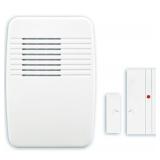 Globe Electric Heath Zenith SL-7368-02 Wireless Entry Alert Chime,White, Multi-function Kit