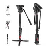 Neewer GM76 Aluminum Alloy Monopod – Lightweight, Max Height 70.5 Inches NIB