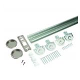 72 in. Steel Sliding Door Set - Kit no Doors
