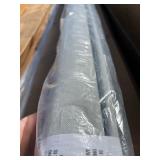 XL Outdoor/Indoor Roller Shade Light Gray - Professional Quality Sun Shade W/ Metal Brackets and Aluminum Track 106” x 72”