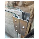 Classic Semi-Frameless 3/16-inch Glass Sliding Shower Door 60” x 72” - Silver *Retails $375* - no box