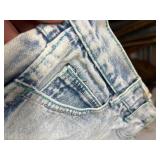 Bundle of 10 UpCycled Denim Jean Skirts - Different Washes and Styles - Small Sizing , be creative