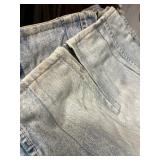 Bundle of 10 UpCycled Denim Jean Skirts - Different Washes and Styles - Small Sizing , be creative