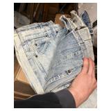 Bundle of 10 UpCycled Denim Jean Skirts - Different Washes and Styles - Small Sizing , be creative