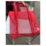 Bundle of 3 Unifirst Sport Ball Extra Large Red Mesh Travel Laundry Bag 36' x 36' - Outdoor Sports Season is Upon us