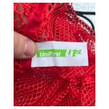 Bundle of 3 Unifirst Sport Ball Extra Large Red Mesh Travel Laundry Bag 36' x 36' - Outdoor Sports Season is Upon us