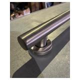 18” Skyline Grab Bars for Shower 1.25” Dia | ADA Handicap Grab Bars for Wall in Brushed Finish | Made from 304 Stainless Steel & Holds up to 500 lbs *Retails $75* - no screws