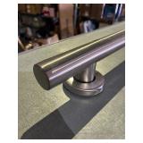 18” Skyline Grab Bars for Shower 1.25” Dia | ADA Handicap Grab Bars for Wall in Brushed Finish | Made from 304 Stainless Steel & Holds up to 500 lbs *Retails $75* - no screws