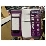 Globe Electric Heath Zenith SL-7368-02 Wireless Entry Alert Chime,White, Multi-function Kit