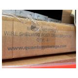 74” Wire Shelving Poles 4-Pack - Gray Epoxy