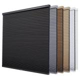 Persilux Custom Blackout Cellular Window Shades Cordless Blinds Honeycomb Blinds for Windows (White 23'W x48'H) Window Shades for Home, Room Darkening Cellular Door Blinds for Kitchen Easy to Install Persilux Custom Blackout Cellular Window Shades Cordless Blinds Honeycomb Blinds for Windows (White 23'W x48'H) Window Shades for Home, Room Darkening Cellular Door Blinds for Kitchen Easy to Install
